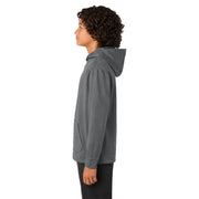 Sport-Tek® Youth Sport-Wick® Fleece Hooded Pullover - Dark Smoke Grey - Model Left