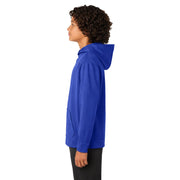 Sport-Tek® Youth Sport-Wick® Fleece Hooded Pullover - True Royal - Model Left