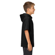 Sport-Tek® Youth Sport-Wick® Fleece Short Sleeve Hooded Pullover