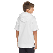 Sport-Tek® Youth Sport-Wick® Fleece Short Sleeve Hooded Pullover