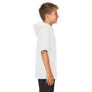 Sport-Tek® Youth Sport-Wick® Fleece Short Sleeve Hooded Pullover