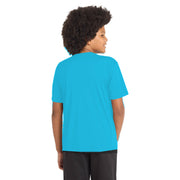 Sport-Tek® Youth PosiCharge® Competitor™ Tee - Atomic Blue - Model Back