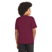 Sport-Tek® Youth PosiCharge® Competitor™ Tee - Cardinal - Model Back