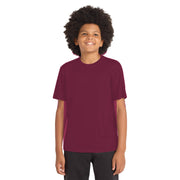 Sport-Tek® Youth PosiCharge® Competitor™ Tee - Cardinal - Model Front