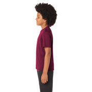 Sport-Tek® Youth PosiCharge® Competitor™ Tee - Cardinal - Model Left
