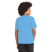 Sport-Tek® Youth PosiCharge® Competitor™ Tee - Carolina Blue - Model Back