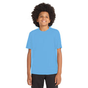 Sport-Tek® Youth PosiCharge® Competitor™ Tee - Carolina Blue - Model Front