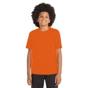 Sport-Tek® Youth PosiCharge® Competitor™ Tee - Deep Orange - Model Front