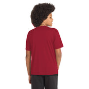 Sport-Tek® Youth PosiCharge® Competitor™ Tee - Deep Red - Model Back