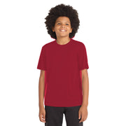 Sport-Tek® Youth PosiCharge® Competitor™ Tee - Deep Red - Model Front