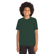 Sport-Tek® Youth PosiCharge® Competitor™ Tee - Forest Green - Model Front