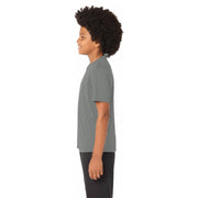 Sport-Tek® Youth PosiCharge® Competitor™ Tee - Grey Concrete - Model Left