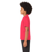 Sport-Tek® Youth PosiCharge® Competitor™ Tee - Hot Coral - Model Left