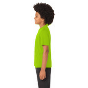 Sport-Tek® Youth PosiCharge® Competitor™ Tee - Lime Shock - Model Left