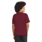 Sport-Tek® Youth PosiCharge® Competitor™ Tee - Maroon - Model Back