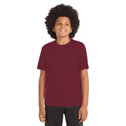 Sport-Tek® Youth PosiCharge® Competitor™ Tee - Maroon - Model Front