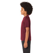 Sport-Tek® Youth PosiCharge® Competitor™ Tee - Maroon - Model Left