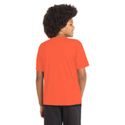 Sport-Tek® Youth PosiCharge® Competitor™ Tee - Neon Orange - Model Back