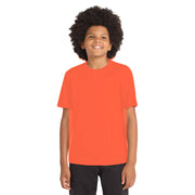 Sport-Tek® Youth PosiCharge® Competitor™ Tee - Neon Orange - Model Front