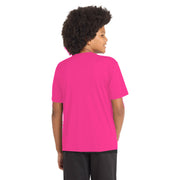 Sport-Tek® Youth PosiCharge® Competitor™ Tee - Neon Pink - Model Back