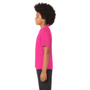 Sport-Tek® Youth PosiCharge® Competitor™ Tee - Neon Pink - Model Left