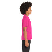Sport-Tek® Youth PosiCharge® Competitor™ Tee - Neon Pink - Model Right