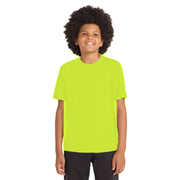 Sport-Tek® Youth PosiCharge® Competitor™ Tee - Neon Yellow - Model Front