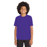 Sport-Tek® Youth PosiCharge® Competitor™ Tee - Purple - Model Front