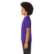 Sport-Tek® Youth PosiCharge® Competitor™ Tee - Purple - Model Left