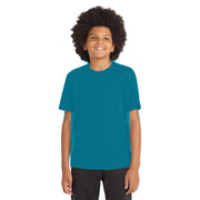 Sport-Tek® Youth PosiCharge® Competitor™ Tee - Tropic Blue - Model Front