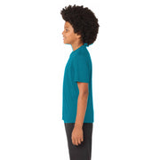 Sport-Tek® Youth PosiCharge® Competitor™ Tee - Tropic Blue - Model Left