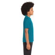 Sport-Tek® Youth PosiCharge® Competitor™ Tee - Tropic Blue - Model Right