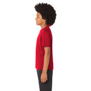 Sport-Tek® Youth PosiCharge® Competitor™ Tee - True Red - Model Left