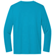 Sport-Tek® Youth Long Sleeve PosiCharge® Competitor™ Tee - Atomic Blue - Flat Back