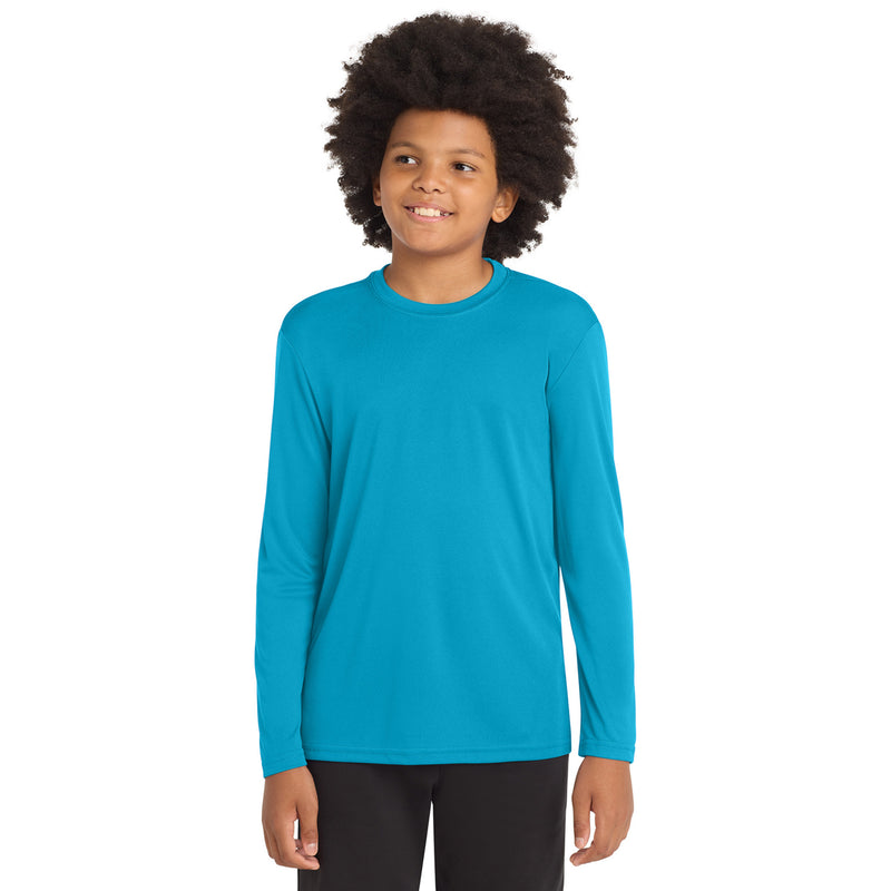 Sport-Tek Youth Long Sleeve Performance T-Shirt