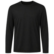 Sport-Tek® Youth Long Sleeve PosiCharge® Competitor™ Tee - Black - Flat Front