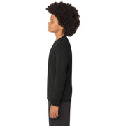 Sport-Tek® Youth Long Sleeve PosiCharge® Competitor™ Tee - Black - Model Left