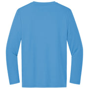 Sport-Tek® Youth Long Sleeve PosiCharge® Competitor™ Tee - Carolina Blue - Flat Back