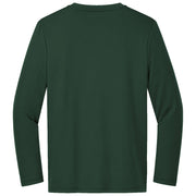 Sport-Tek® Youth Long Sleeve PosiCharge® Competitor™ Tee - Forest Green - Flat Back