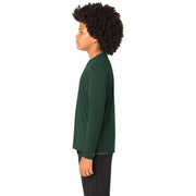 Sport-Tek® Youth Long Sleeve PosiCharge® Competitor™ Tee - Forest Green - Model Left