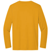 Sport-Tek® Youth Long Sleeve PosiCharge® Competitor™ Tee - Gold - Flat Back
