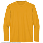 Sport-Tek® Youth Long Sleeve PosiCharge® Competitor™ Tee - Gold - Flat Front