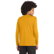 Sport-Tek® Youth Long Sleeve PosiCharge® Competitor™ Tee - Gold - Model Back