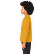 Sport-Tek® Youth Long Sleeve PosiCharge® Competitor™ Tee - Gold - Model Left