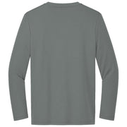 Sport-Tek® Youth Long Sleeve PosiCharge® Competitor™ Tee - Grey Concrete - Flat Back
