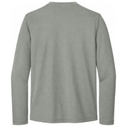 Sport-Tek® Youth Long Sleeve PosiCharge® Competitor™ Tee - Grey Concrete Heather - Flat Back