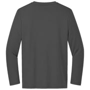 Sport-Tek® Youth Long Sleeve PosiCharge® Competitor™ Tee - Iron Grey - Flat Back