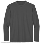 Sport-Tek® Youth Long Sleeve PosiCharge® Competitor™ Tee - Iron Grey - Flat Front