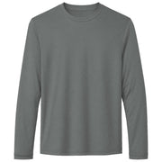 Sport-Tek® Youth Long Sleeve PosiCharge® Competitor™ Tee - Iron Grey Heather - Flat Front