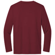 Sport-Tek® Youth Long Sleeve PosiCharge® Competitor™ Tee - Maroon - Flat Back